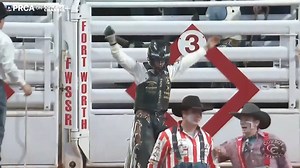 This is SAGE KIMZEY! The 7x world champion won the Fort Worth Stock Show & Rodeo this weekend with 91.5-point on 4L & Diamond S Rodeo's Space Unicorn. | PRCA ProRodeo