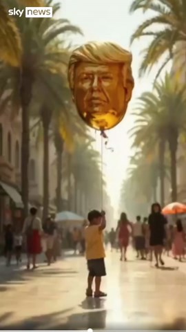 President shares 'Trump Gaza' AI video