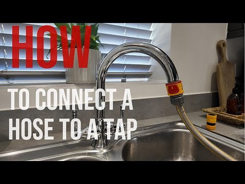 How To Connect A Hose To A Kitchen Tap DIY STEP-BY-STEP