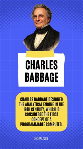 Who is the father of computer? #Shorts #GeneralKnowledge #AmazingFacts #Knowledge #Quiz #puzzle