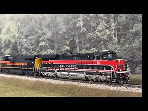 Overland Models Iowa Interstate ES44AC Pair ESU LokSound - Rock Island Heritage!
