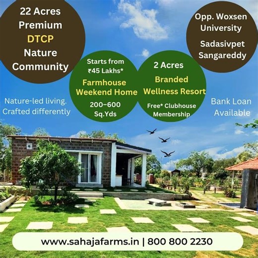 ₹45 Lakhs Own a Farmhouse | Weekend Home