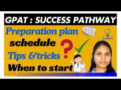 GPAT - SUCCESS PATHWAY 📚📑| ultimate guide for beginners| preparation plan | schedule| Likitha_here