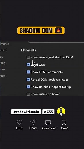 Shadow DOM Explained: How Browsers REALLY Work! 🌐 #WebComponents #JavaScript #WebDev