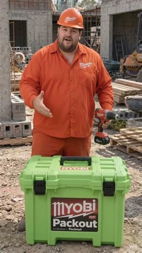 Anti theft Ryobi packout | Tools for Fools 🧰 not Milwaukee Tools 🛠️ AI parody
