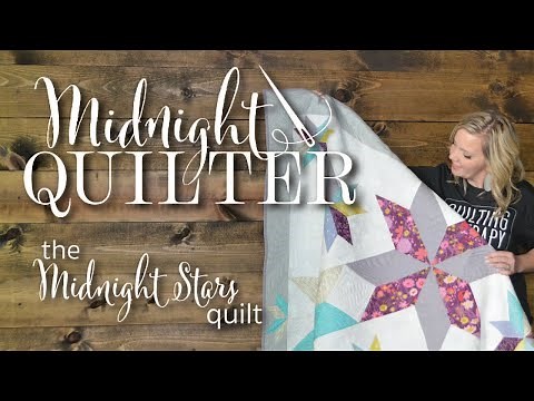 Midnight Stars | A Half-Square Triangle Quilt From Angela Walters, The Midnight Quilter