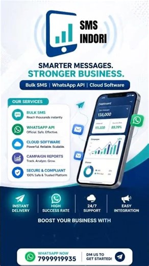 Send 1 Lakh+ Messages Instantly 🚀Grow Faster with SMSINDORI 📈