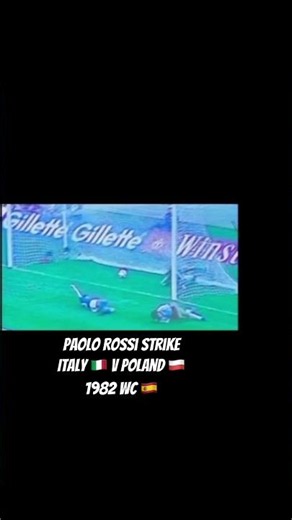 Paolo Rossi Strike | Italy 🇮🇹 v Poland 🇵🇱 | 1982 WC 🇪🇸