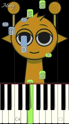 SPRUNKI - Simon Phase 1 (EASY Piano Tutorial)