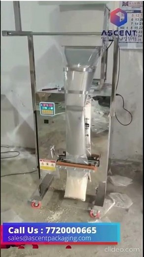 Fully Automatic Form Fill Seal Machine for Rice | Ascent Packaging Systems