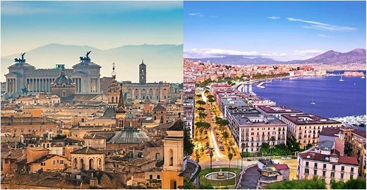 How to Get from Rome to Naples 🚄 by high-speed train 🚌 bus 🚗 car