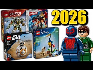 NEW LEGO 2026 Marvel, Star Wars, Disney, City, and MORE REVEALED!
