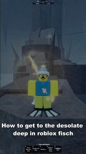 How to get to the desolate deep in roblox fisch #roblox #robloxfisch