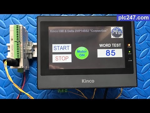 Kinco HMI & Delta PLC "RS232 Communication" Tutorial