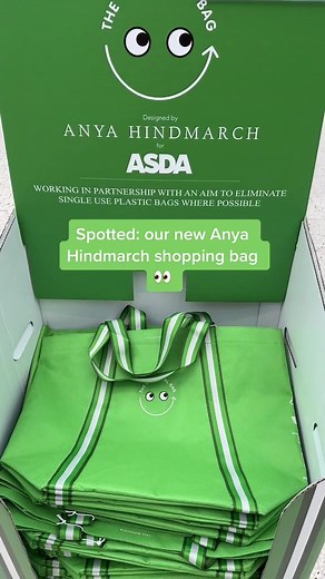 Anya Hindmarch Reusable Shopper Now Available at Asda