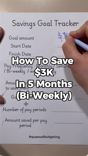 How to Save $3K in Just 5 Months