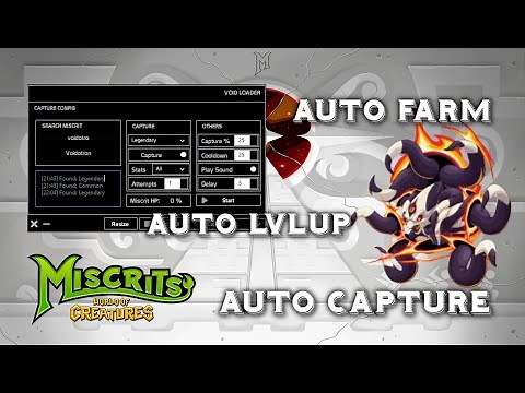 Miscrit Auto Level up 2026 | Auto Capture | Auto Farm | Max Level | Free