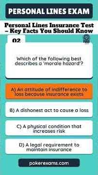 Personal Lines Insurance Test – Key Facts You Should Know