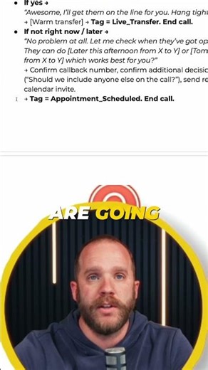 Booking the appointment is simple when you guide the conversation.