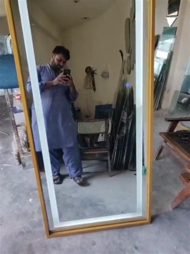 Full Length Mirror with Touch Sensor Lights