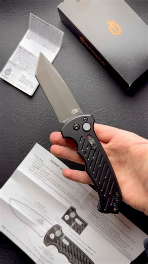 Gerber Auto 06 Black Aluminum Tanto S30V