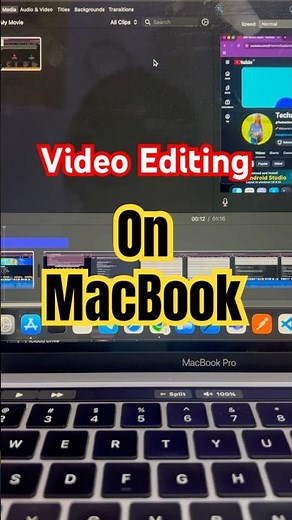 Video Editing on MacBook with iMovie in 30 Seconds! #videoediting #appstore