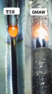 Difference Tig vs GMAW #Tig #mig #gmaw #welder #gtaw #welding #viral #job | Isnin Arc Welding
