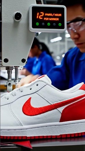 How Nike Sneakers Are Made | Factory Assembly