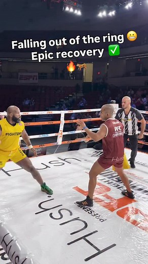 659K views · 1.3K reactions | It was a scary moment when @leandroapollooficial fell out of the ring at @hushblankets Presents Pillow Fight Championship, but he shook it off and went back to work like it was nothing!  #sports #pillow #fight #mma #boxing | PFC - Pillow Fight Championship | Facebook