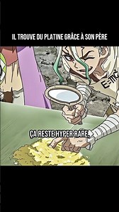 Il trouve du platine grâce à son père 🥹 l Dr Stone l #anime #animeedit #shorts