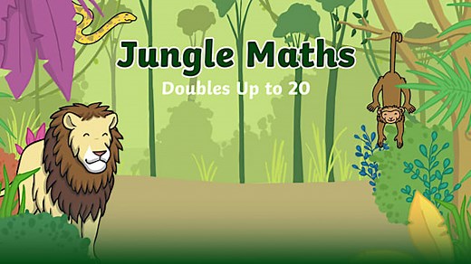 Jungle Maths: Doubles up to 20 Game