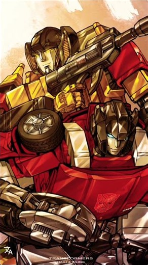 Sideswipe and sunstreaker (gift for ‪@Venus-482‬)#transformers￼