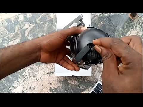 How to Insert SIM Card & Memory Card in a 4G Dual Lens Solar CCTV Camera. V380 pro app camera.