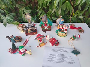 Vintage Enesco Christmas Tree Ornaments – 12 Piece - Small World of Music™ Collection – 1980s–1990s Holiday Ornaments – Musical & Character - Etsy Canada