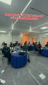 8.7K views · 55 reactions | MBA Spring 2025, Induction and Orientation Session #mba #college | Boston International College | Facebook