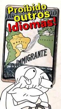 O brasileiro esqueceu outros idiomas! #historia #idioma