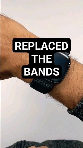 Fitbit Versa 4 - I Replaced the Bands to an Elastic-style Band