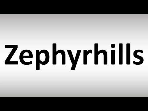 How to Pronounce Zephyrhills