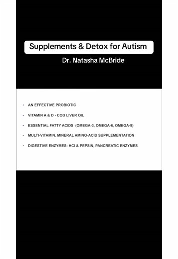 Essential Supplements and Detox for Autism Health