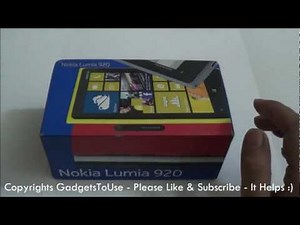 Nokia Lumia 920 India Unboxing and Full Hands on Review Part 1