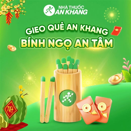 🐎 Năm mới Bính Ngọ đã cận kề, hãy cùng An Khang “gieo quẻ” để đón nhận những thông điệp ý nghĩa cho hành trình phía trước nhé! Đừng quên dành tặng những món quà sức khỏe thiết thực cho cả gia đình với COMBO TẾT siêu hời tại An Khang! 🔥 Ưu đãi đến 30%, giá chỉ từ 560.000đ. 🚚 Freeship 34 tỉnh thành & tặng 3 Voucher lên đến 200.000đ khi đặt qua App. 🛒 Tham khảo ngay tại website: https://ntak.vn/co-tet-la-co-suc-khoe hoặc tại app An Khang 👉 https://q.me-qr.com/T2lhsbSJ ---------------- ✅ NHÀ TH