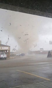 Intense moments this evening when a large tornado passed through parts of the Jonesboro, Arkansas area. Extensive damage and injuries reported! Permission: Triple S Phone & Computer Repair They tell us their business is ok! | Live Storm Chasers