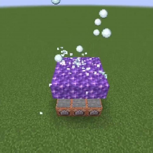 Minecraft random music with amethyst blocks