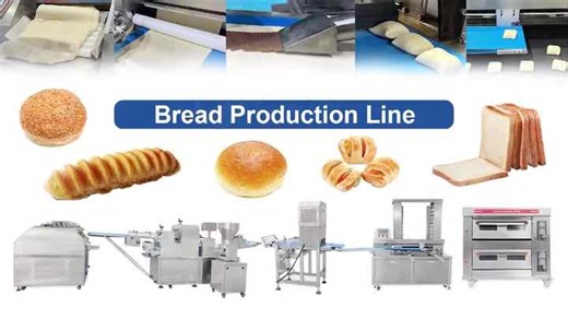 OCEAN Commercial Bread Production Line Burger Bread Make Machine Full Automatic Bakery Equipment Sale