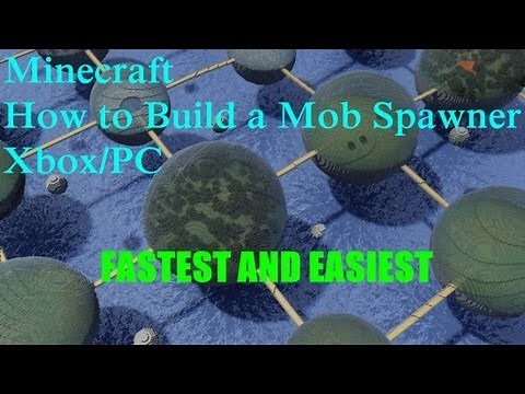 Minecraft - How To Build a Mob Spawner - Tutorial - Xbox/PC/PE - 1.5