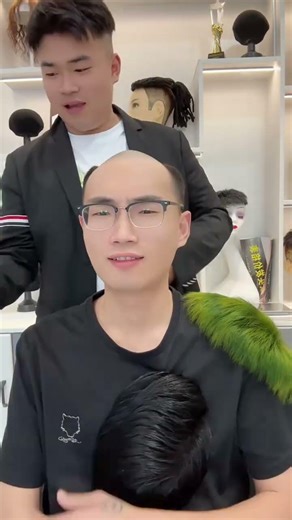 Suddenly looked younger😄#Tóc Giả Nam #Tóc Giả#メンズウィッグ #ウィッグ