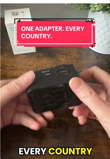 No more buying a new adapter for every trip 🌍 This global universal travel adapter works almost everywhere, charges all your devices, and saves space in your bag. One adapter. Every country. ✈️🔌 #TravelEssentials #UniversalAdapter #TravelTikTok #CarryOnMustHaves #InternationalTravel