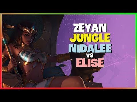 Challenger Zeyan's Flawless Nidalee Execution 1600LP Jungle Masterclass Engsub