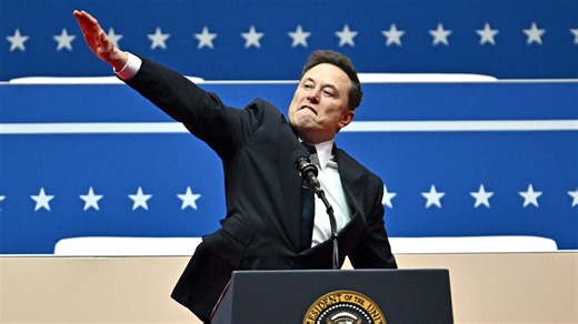 'Nazi salute'? Elon Musk's hand gesture at Trump's inauguration draws criticism #NaziSalute #ElonMusk #TrumpInaugration | Business Recorder