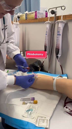 Medical Assistant Students Practicing Phlebotomy Procedures at Lincoln Tech Campus